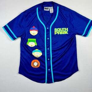 South Park Baseball Jersey Cartman Kenny Stan Kyle NWOT Size M